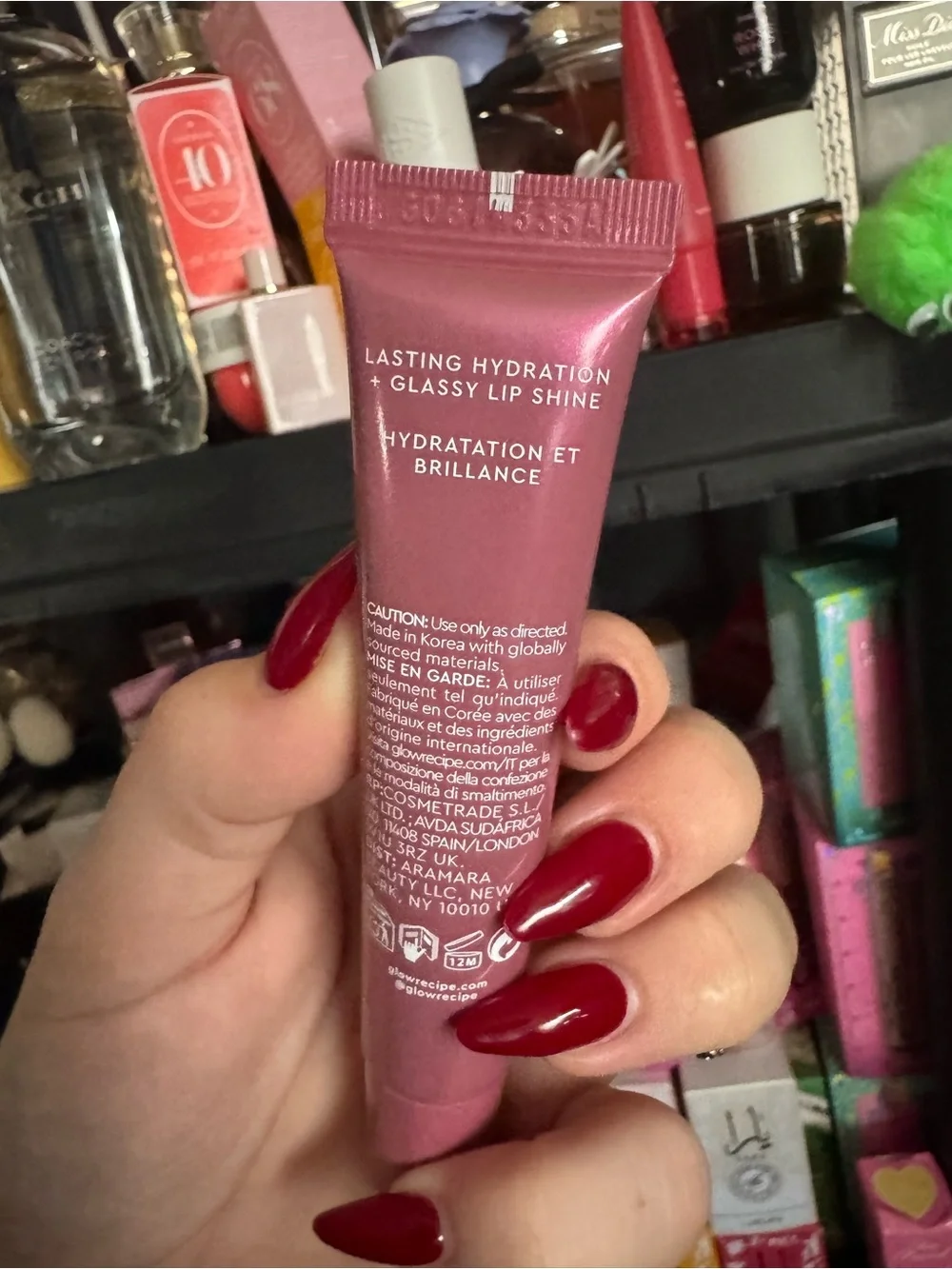 Glow Recipe Glass Balm Blackberry Bingsu Lip Balm -
